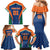 Custom India Cricket Family Matching Mermaid Dress and Hawaiian Shirt The Men In Blue Champions - Wonder Print Shop