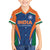 Custom India Cricket Family Matching Puletasi and Hawaiian Shirt The Men In Blue Champions - Wonder Print Shop