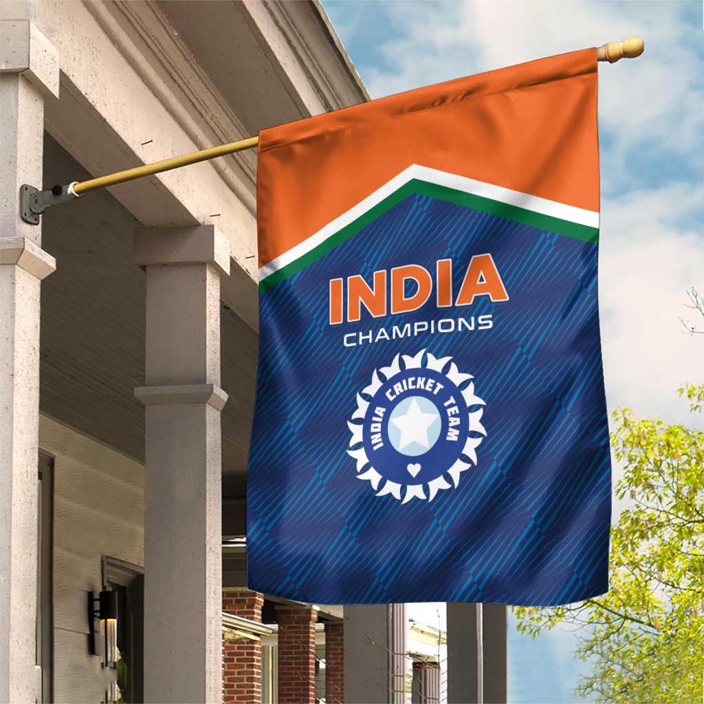 India Cricket Garden Flag The Men In Blue Champions - Wonder Print Shop