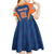 Custom India Cricket Kid Short Sleeve Dress The Men In Blue Champions - Wonder Print Shop