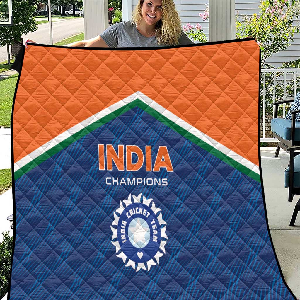 India Cricket Quilt The Men In Blue Champions