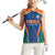 Custom India Cricket Women Sleeveless Polo Shirt The Men In Blue Champions