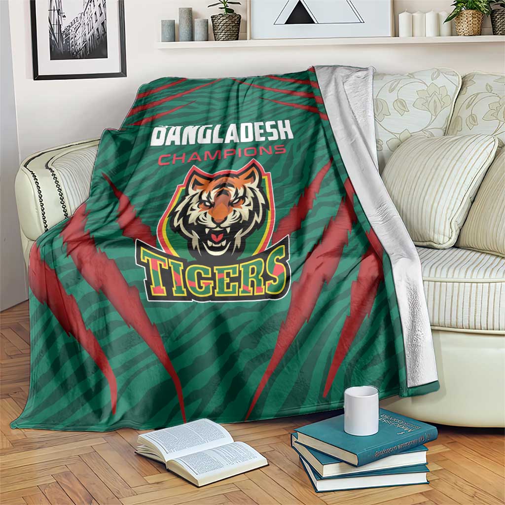 Bangladesh Cricket Blanket The Tigers Go Champions