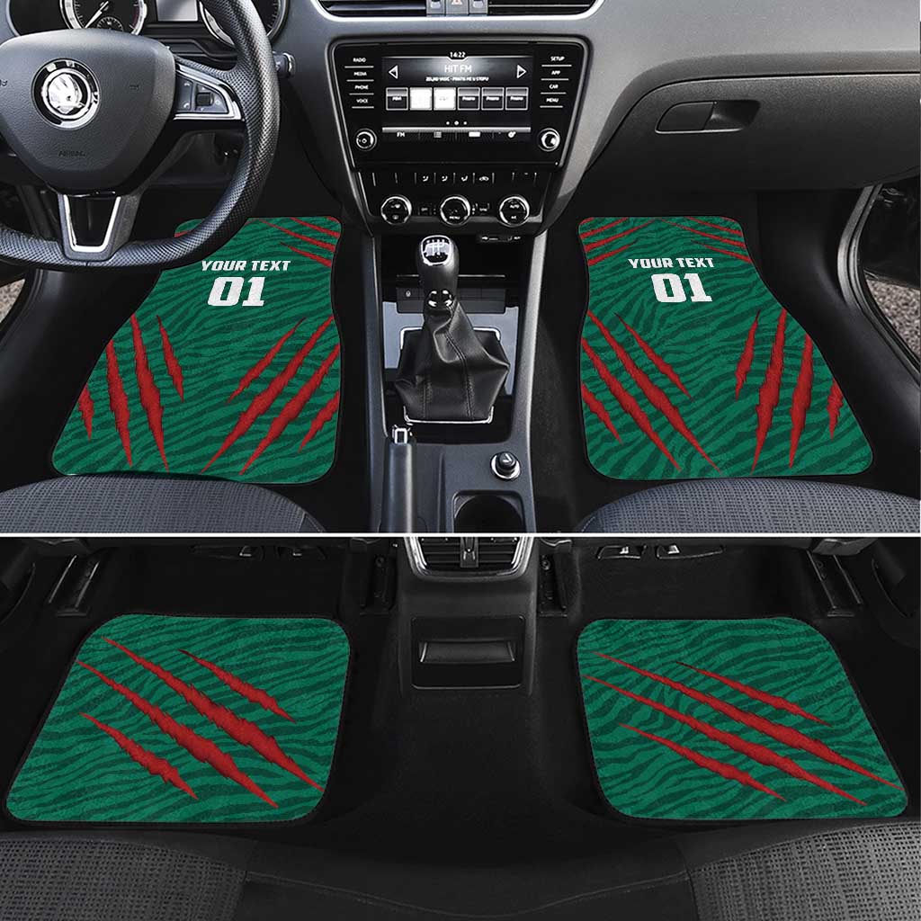 Bangladesh Cricket Car Mats The Tigers Go Champions - Wonder Print Shop