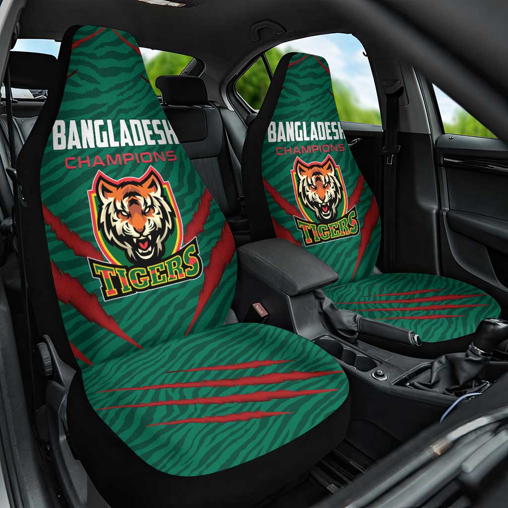 Bangladesh Cricket Car Seat Cover The Tigers Go Champions - Wonder Print Shop