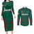 Custom Bangladesh Cricket Couples Matching Long Sleeve Bodycon Dress and Long Sleeve Button Shirt The Tigers Go Champions - Wonder Print Shop