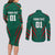 Custom Bangladesh Cricket Couples Matching Long Sleeve Bodycon Dress and Long Sleeve Button Shirt The Tigers Go Champions - Wonder Print Shop