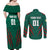 Custom Bangladesh Cricket Couples Matching Off Shoulder Maxi Dress and Long Sleeve Button Shirt The Tigers Go Champions - Wonder Print Shop