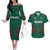 Custom Bangladesh Cricket Couples Matching Off The Shoulder Long Sleeve Dress and Hawaiian Shirt The Tigers Go Champions - Wonder Print Shop