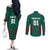 Custom Bangladesh Cricket Couples Matching Off The Shoulder Long Sleeve Dress and Long Sleeve Button Shirt The Tigers Go Champions