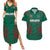 Custom Bangladesh Cricket Couples Matching Summer Maxi Dress and Hawaiian Shirt The Tigers Go Champions - Wonder Print Shop