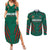 Custom Bangladesh Cricket Couples Matching Summer Maxi Dress and Long Sleeve Button Shirt The Tigers Go Champions - Wonder Print Shop