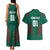 Custom Bangladesh Cricket Couples Matching Tank Maxi Dress and Hawaiian Shirt The Tigers Go Champions - Wonder Print Shop