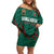 Custom Bangladesh Cricket Family Matching Off Shoulder Short Dress and Hawaiian Shirt The Tigers Go Champions - Wonder Print Shop