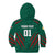 Custom Bangladesh Cricket Kid Hoodie The Tigers Go Champions - Wonder Print Shop