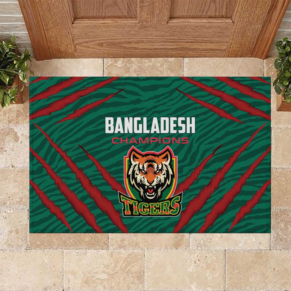 Bangladesh Cricket Rubber Doormat The Tigers Go Champions