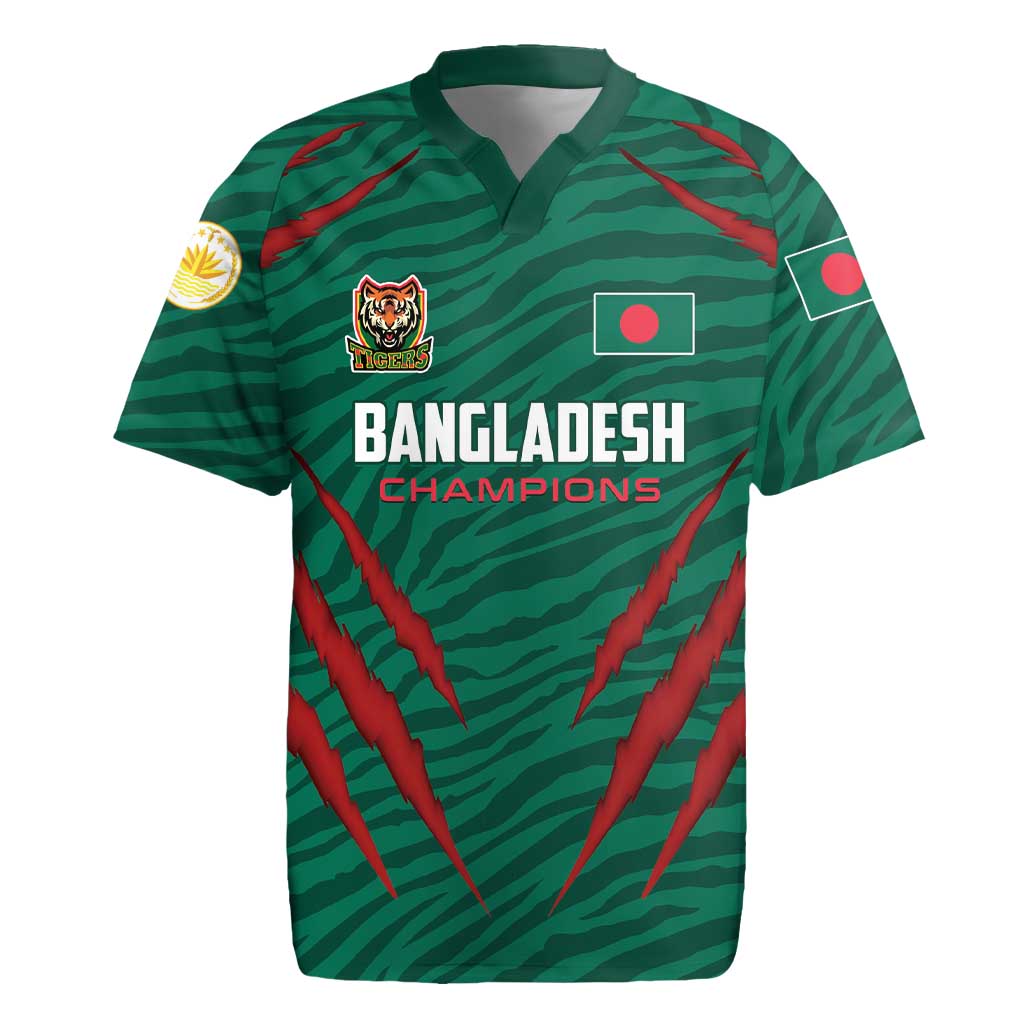 Custom Bangladesh Cricket Rugby Jersey The Tigers Go Champions