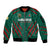 Custom Bangladesh Cricket Sleeve Zip Bomber Jacket The Tigers Go Champions