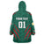 Custom Bangladesh Cricket Wearable Blanket Hoodie The Tigers Go Champions