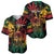 Personalized Reggae King Marley One Love Baseball Jersey Rastafarian Lion Grunge