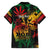 Personalized Reggae King Marley One Love Hawaiian Shirt Rastafarian Lion Grunge