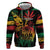 Personalized Reggae King Marley One Love Hoodie Rastafarian Lion Grunge