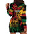 Personalized Reggae King Marley One Love Hoodie Dress Rastafarian Lion Grunge