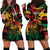 Personalized Reggae King Marley One Love Hoodie Dress Rastafarian Lion Grunge