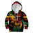 Personalized Reggae King Marley One Love Kid Hoodie Rastafarian Lion Grunge