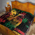 Reggae King Marley One Love Quilt Rastafarian Lion Grunge - Wonder Print Shop