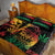 Reggae King Marley One Love Quilt Bed Set Rastafarian Lion Grunge - Wonder Print Shop