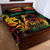 Reggae King Marley One Love Quilt Bed Set Rastafarian Lion Grunge - Wonder Print Shop