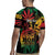 Personalized Reggae King Marley One Love Rugby Jersey Rastafarian Lion Grunge - Wonder Print Shop