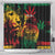 Reggae King Marley One Love Shower Curtain Rastafarian Lion Grunge - Wonder Print Shop