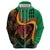 Personalized Legend Reggae Marley Zip Hoodie Kakau Jawaiian - Wonder Print Shop