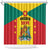 Gwenad Shower Curtain Grenada Coat Of Arms Flag Style - Wonder Print Shop