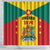 Gwenad Shower Curtain Grenada Coat Of Arms Flag Style - Wonder Print Shop