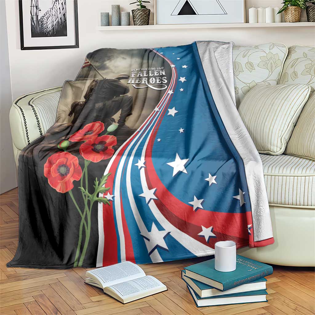 US Memorial Day 2025 Blanket Remembering Our Fallen Heroes