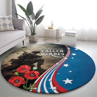 US Memorial Day 2025 Round Carpet Remembering Our Fallen Heroes