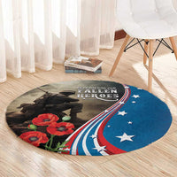 US Memorial Day 2025 Round Carpet Remembering Our Fallen Heroes