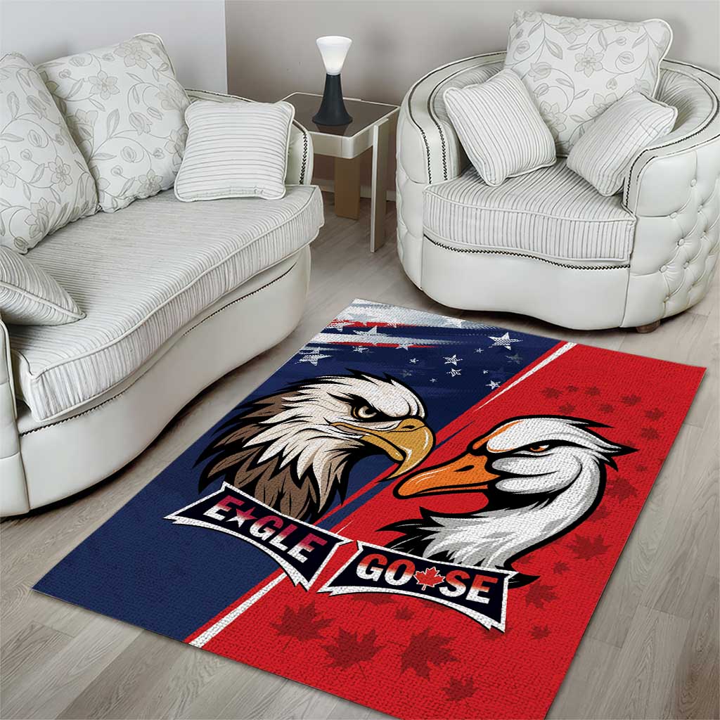 Canada Goose x USA Band Eagle Faced Off Area Rug