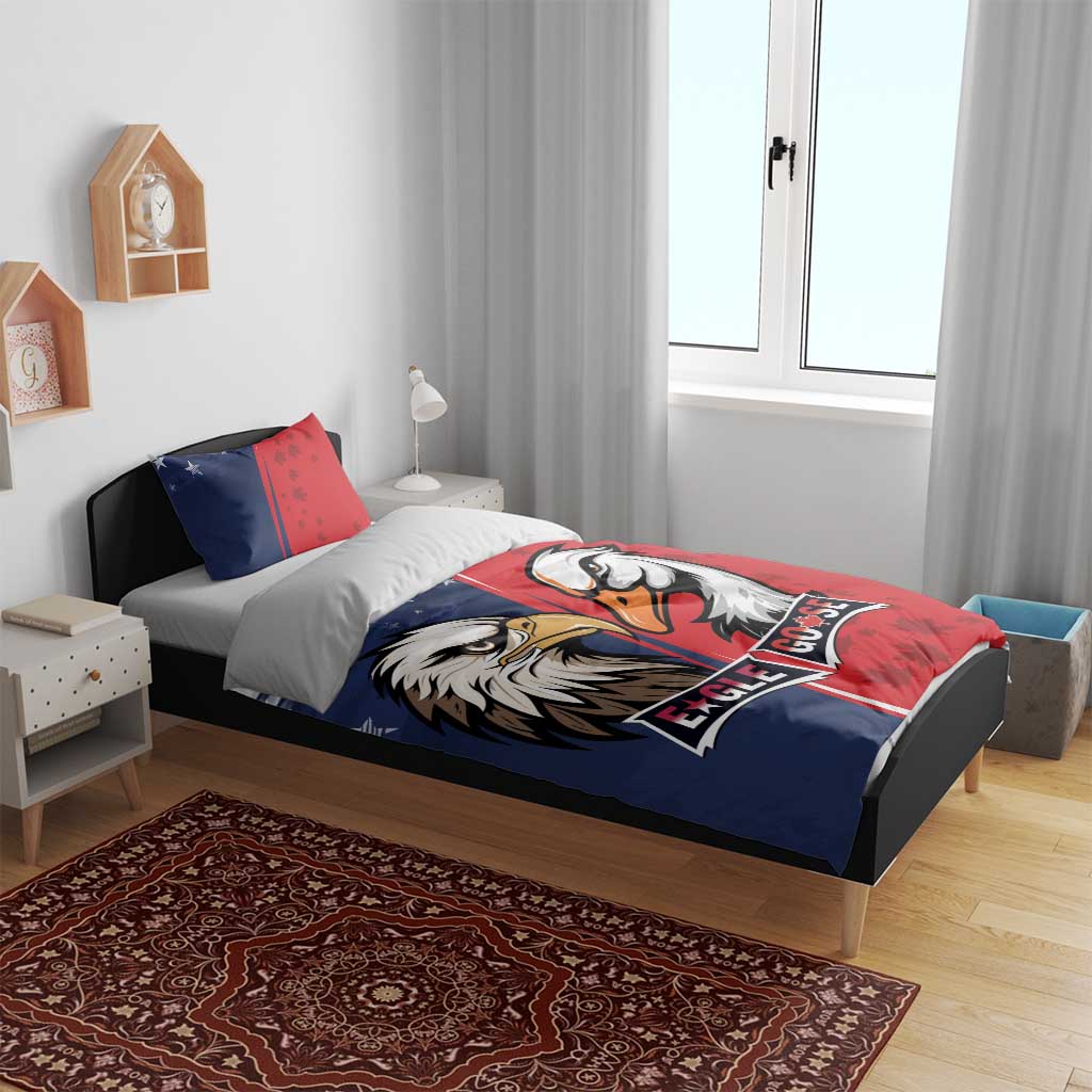 Canada Goose x USA Band Eagle Faced Off Bedding Set