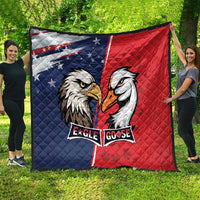 Canada Goose x USA Band Eagle Faced Off Quilt