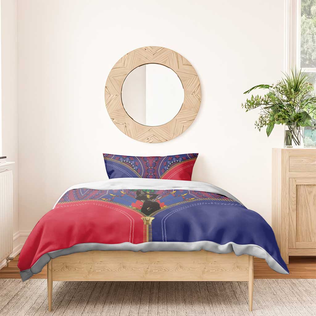 Haiti Heritage Month Bedding Set Zipper Stylized