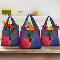 Haiti Heritage Month Grocery Bag Zipper Stylized