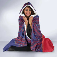Haiti Heritage Month Hooded Blanket Zipper Stylized