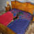 Haiti Heritage Month Quilt Zipper Stylized