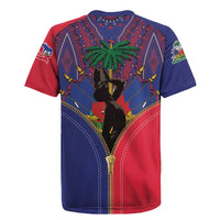 Haiti Heritage Month Rugby Jersey Zipper Stylized