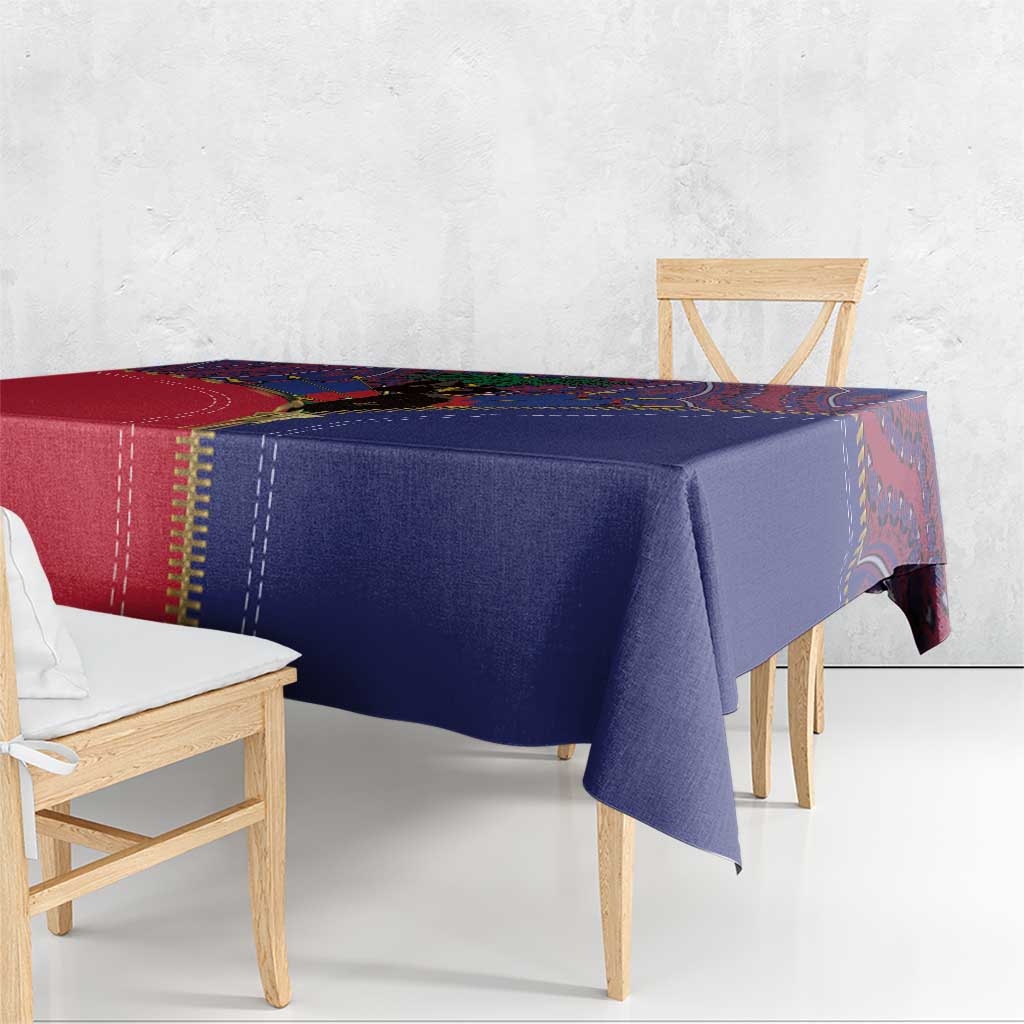 Haiti Heritage Month Tablecloth Zipper Stylized