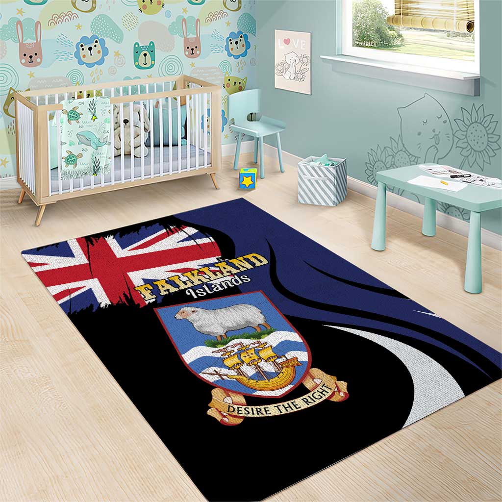 Falkland Islands Area Rug Desire the Right